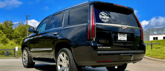 Luxury SUV transportation in Charlotte NC with Cadillac Escalade